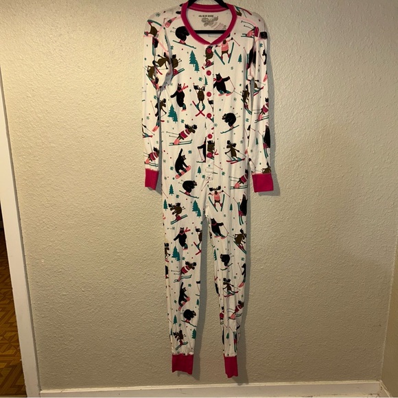 Little Blue House Other - Women's Holiday Print Ski Pajama Onesie